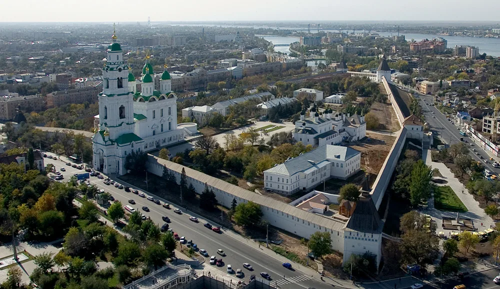 Астрахань в дельте Волги, Россия