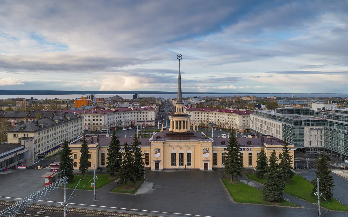 Петрозаводск на Онежском озере, Карелия